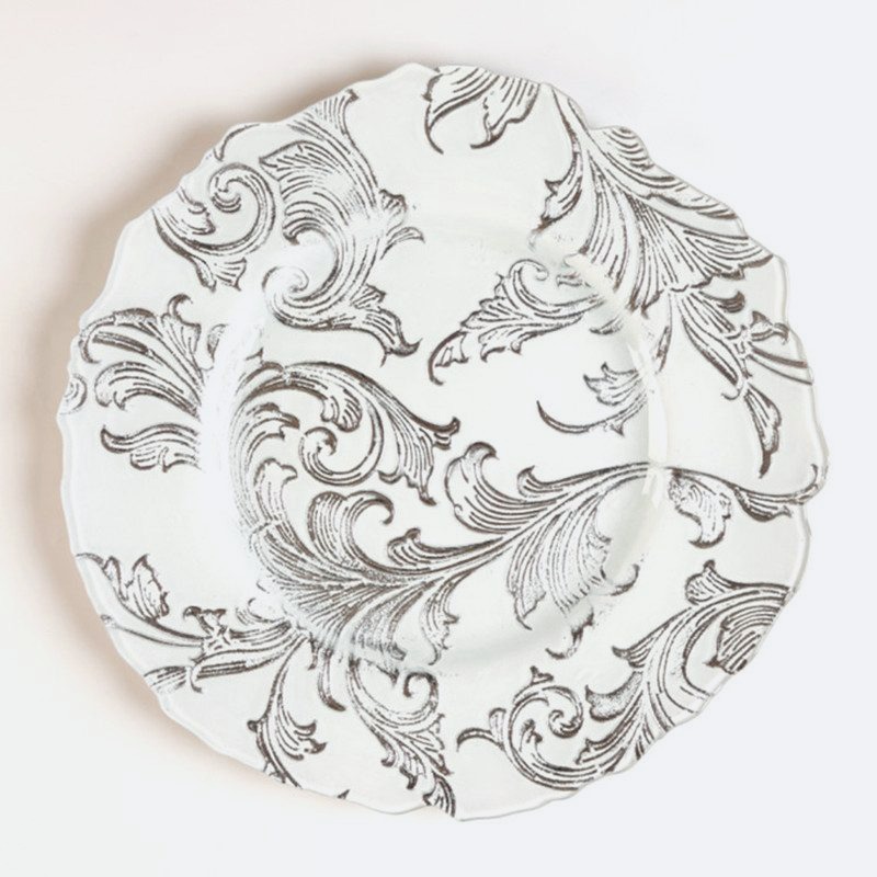 glass charger plate 1 Wholesale glass charger plate PZ-071 product photo